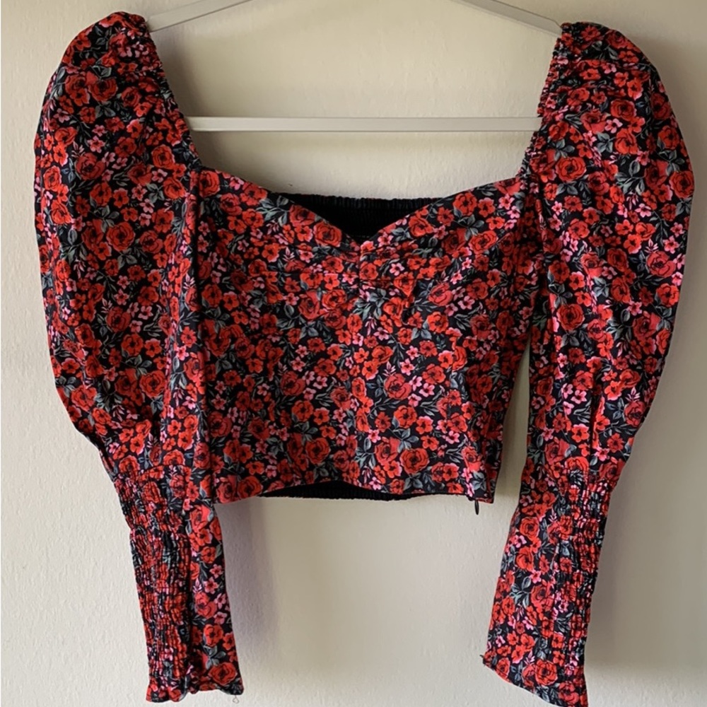 Long sleeve top size XS zara